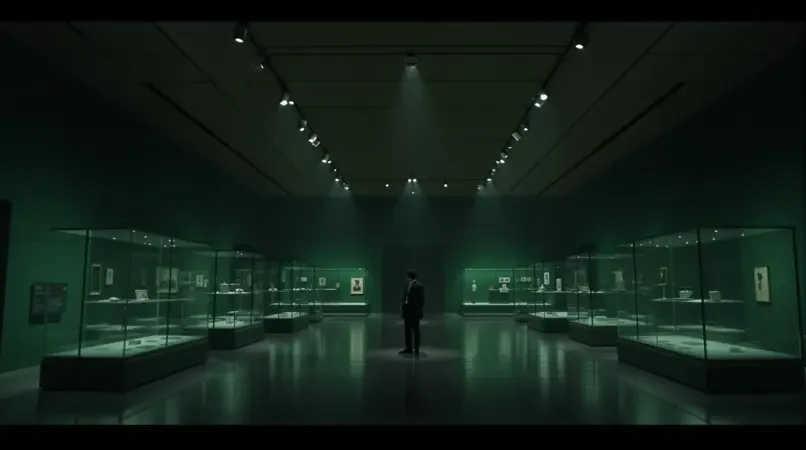 午夜影院《谎言博物馆》横屏封面，韩剧悬疑推理题材，评分8.9
