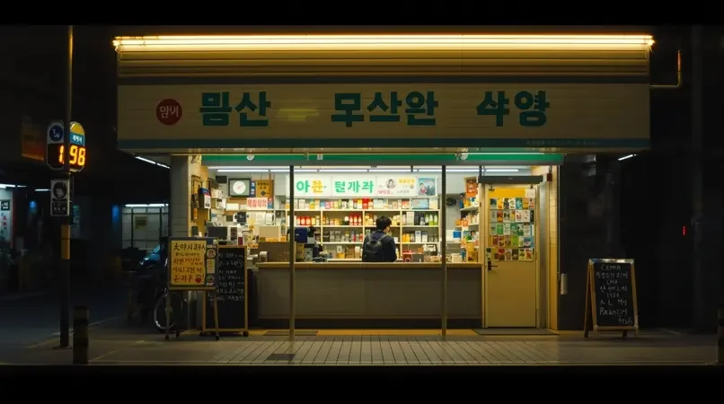 午夜影院《春日便利店》横屏封面，韩剧浪漫爱情题材，评分9.0