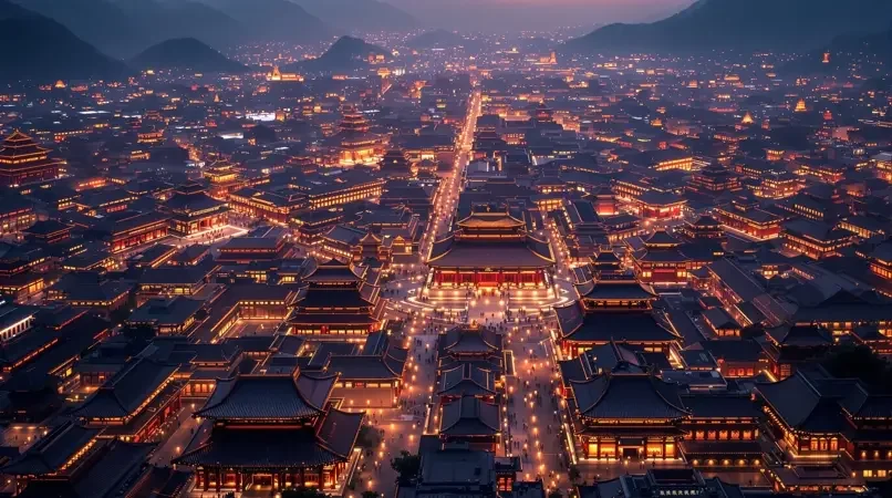 午夜影院《长安十二时·续》横屏剧照，古装历史正剧题材，站内评分9.3