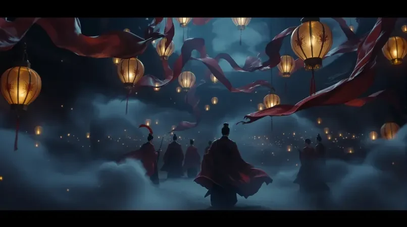 午夜影院《长风渡·金陵旧梦》横屏剧照，古装历史正剧题材，站内评分9.4