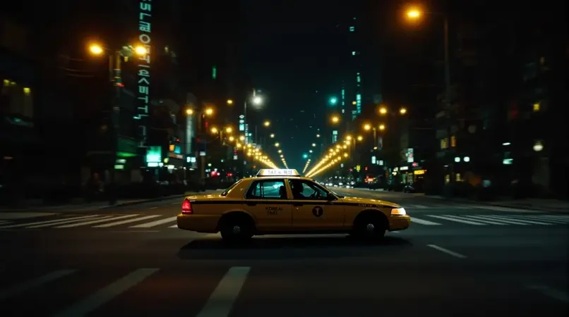 午夜影院《午夜出租车》横屏封面，韩剧悬疑推理题材，评分8.8
